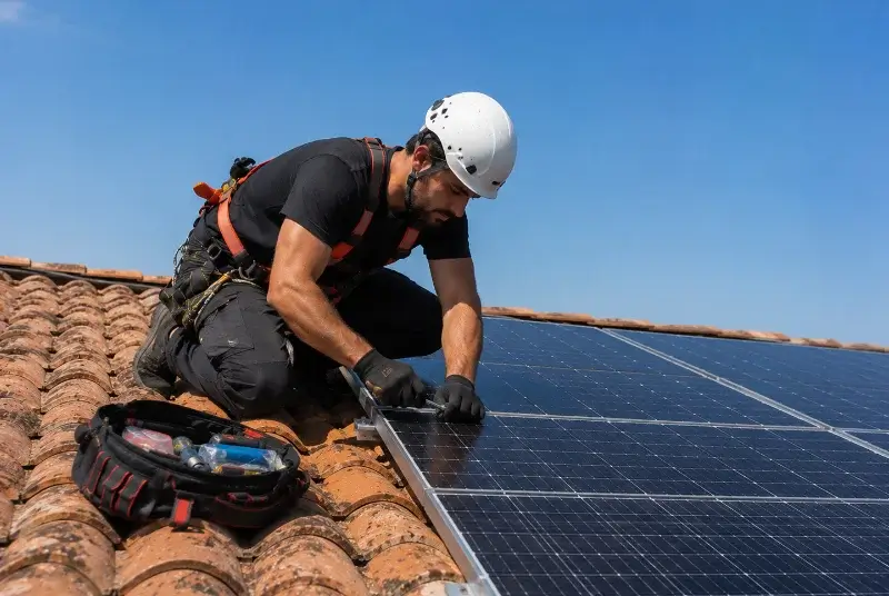 Maintenance et monitoring de panneaux solaires à Médis