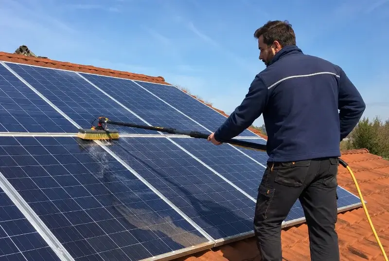 Nettoyage et entretien de panneaux solaires à Médis